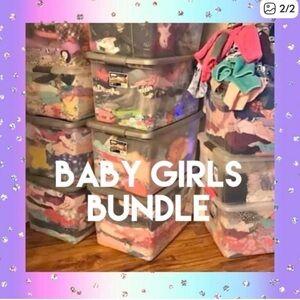 Carter's Baby Girls Curated Bundle- Tops, Bottoms, matching sets 24 months
